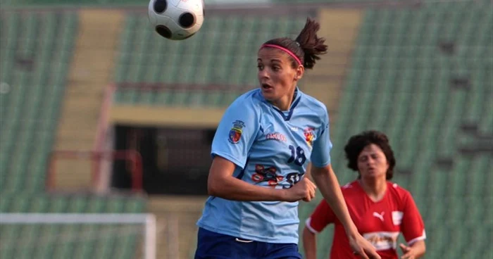 Cosmina Duşa este cea mai bună fotbalistă a echipei clujene