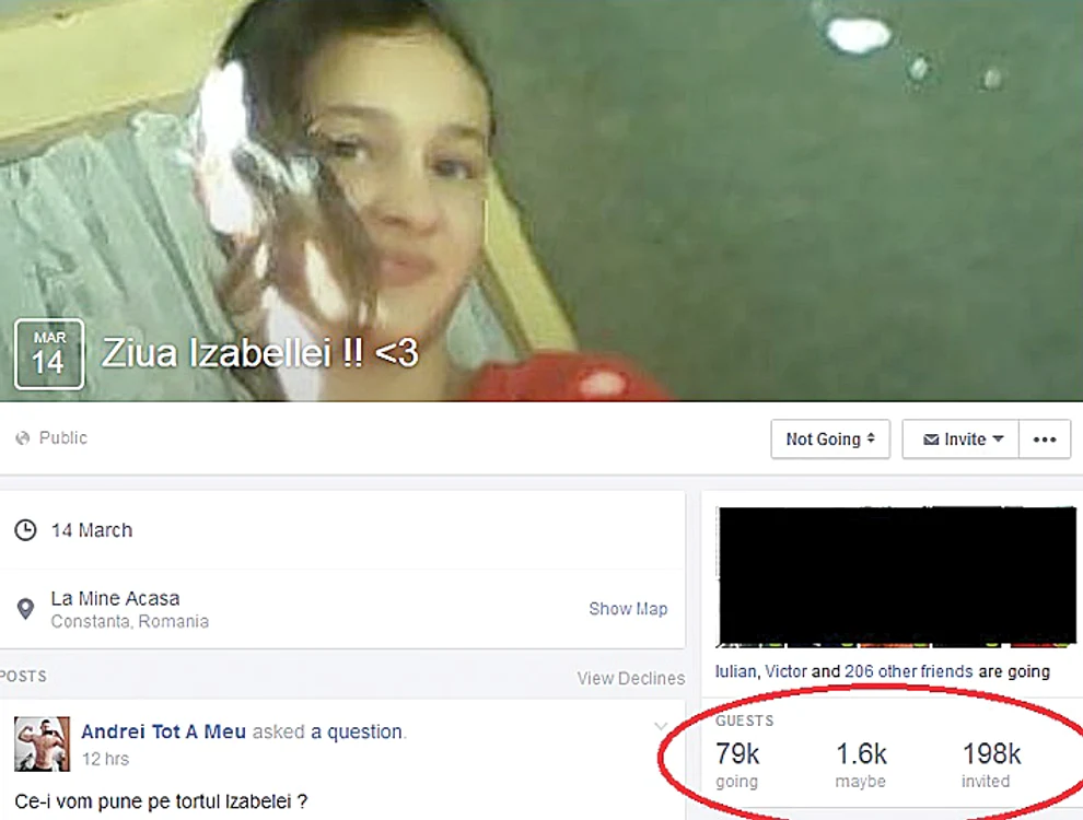 Aceasta este pagina  “Ziua Izabellei”  creată de internauţi