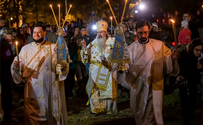 Înaltul ierarh a organizat Slujba de Înviere în reluare