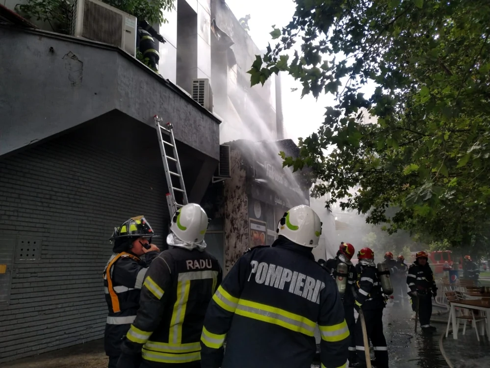 Au fost evacuate 65 de persoane  Foto: ISUBIF