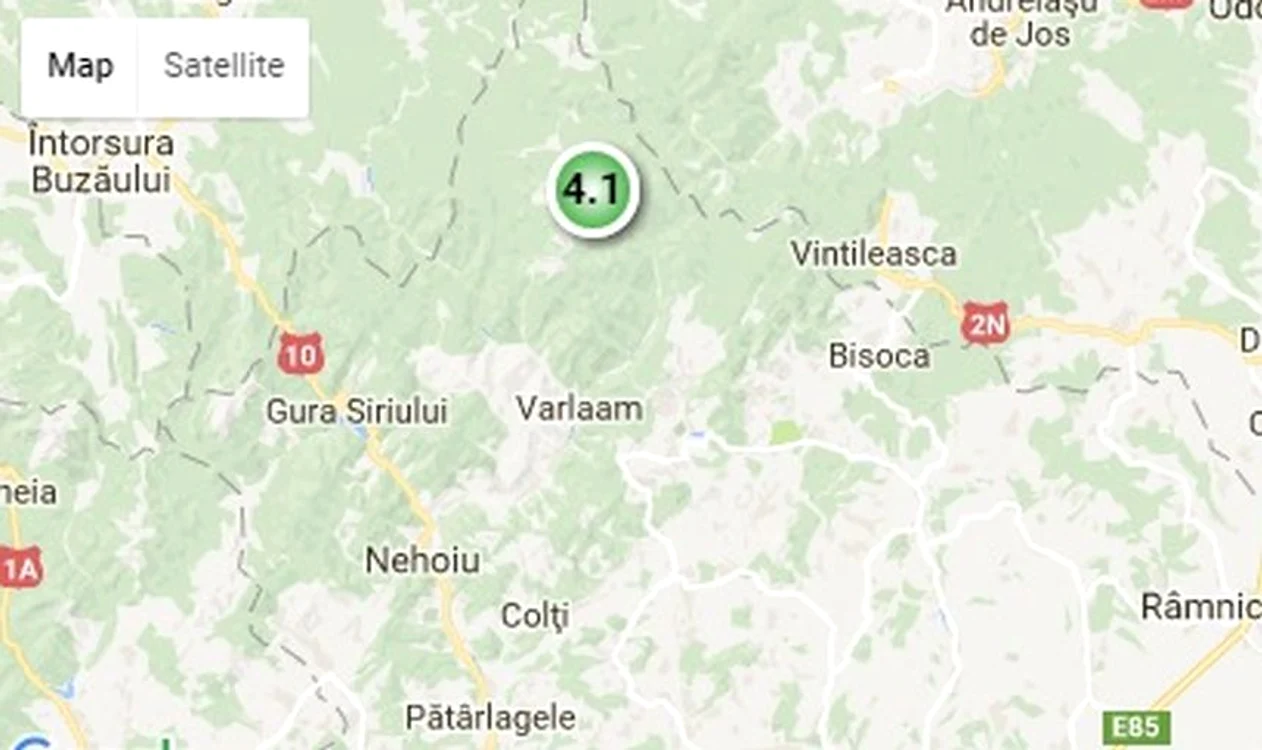 
    Seism de 4,1 grade pe scara Richter în zona VranceaFoto News.ro  