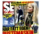 Mette Marit cu aparat de oxigen pe coperta „Se og Hor”. FOTO: captură de ecran