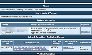 Bărbatul de 43 de ani este în evidenţa poliţiei şi nu are voie să se apropie de locurile de joacă jpeg