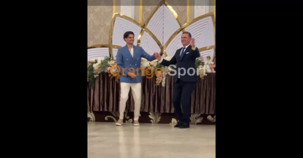 Imagini de la logodna lui Ianis Hagi cu Elena Tănase. A dansat pe muzică machedonească, după ce a marcat cu Andorra