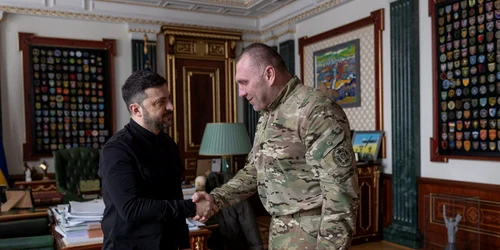 Volodimir Zelenski si Vasil Maliuk fostul sef SBU FOTO FB Zelenski jpg