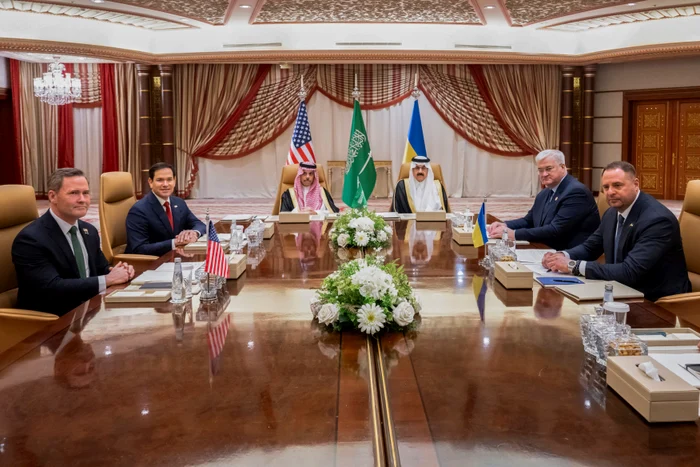 Delegația americană discută cu cea ucraineană în Arabia Saudită FOTO EPA-EFE