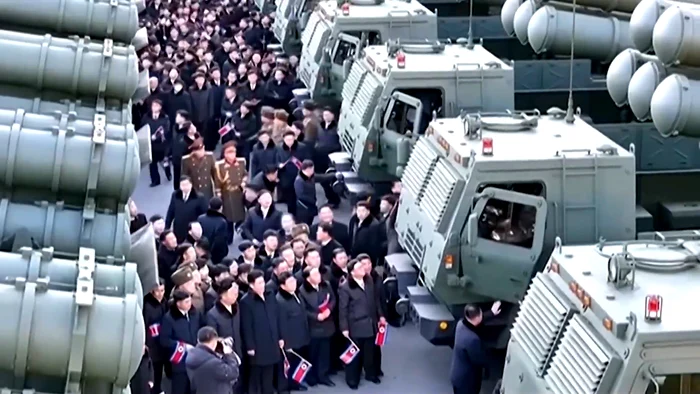 Kim Jong Un a supravegheat prezentarea oficială. FOTO: X/captură video