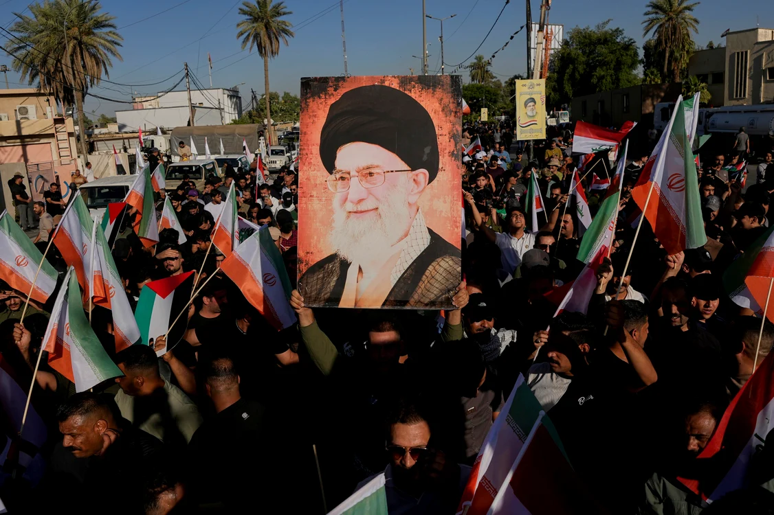 Manifestație pro-Iran la Bagdad FOTO Profimedia