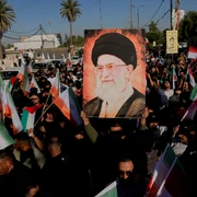 Manifestație pro Iran  Bagdad FOTO Profimedia jpg