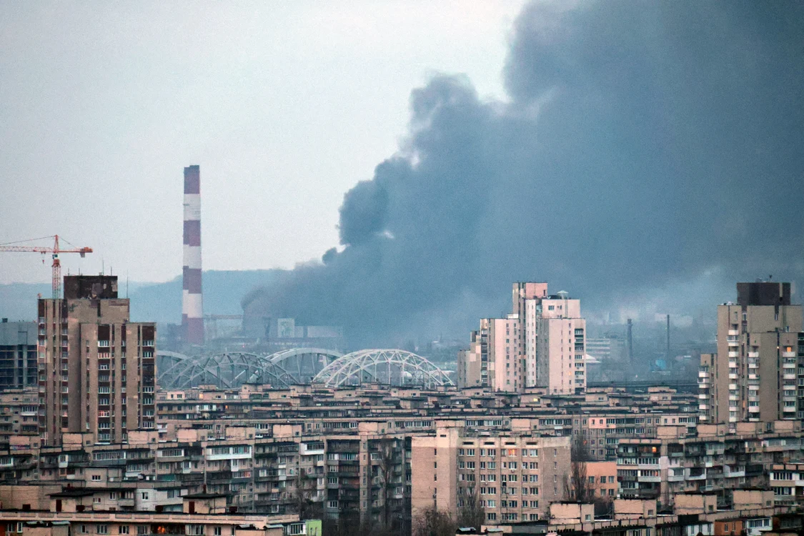 Bombardamente rusești în Kiev FOTO Profimedia