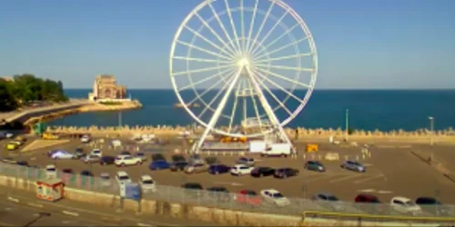 Roata panoramică Tomis Eye de la Constanţa Sursa Facebook Decebal Făgădău