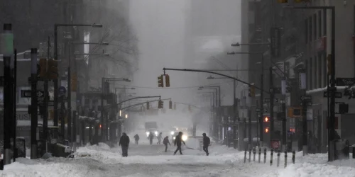 O furtună de zăpadă a lovit Statele Unite. FOTO EPA-EFE