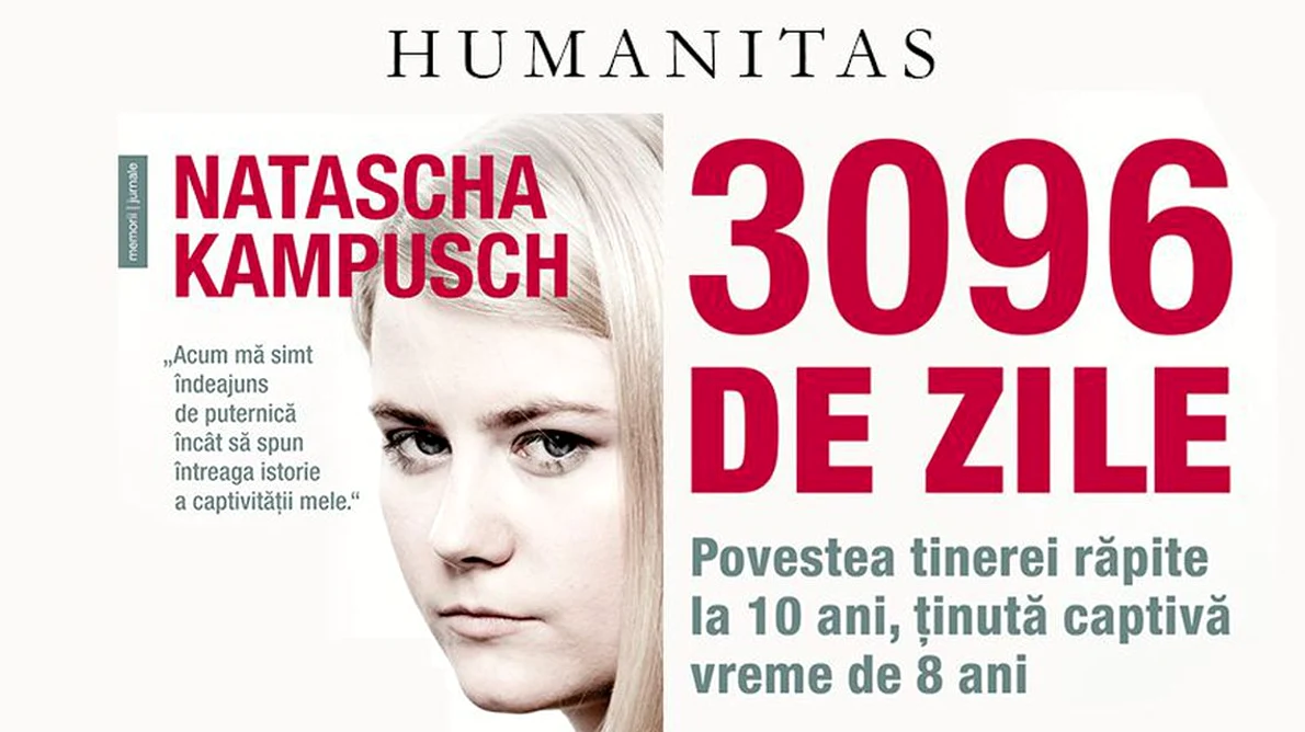 Apariție editorială Humanitas: „3096 de zile  Povestea tinerei răpite la 10 ani, ținută captivă vreme de 8 ani”/ FRAGMENT jpeg