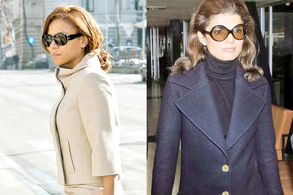 
    Nadine si Jackie  Kennedy  