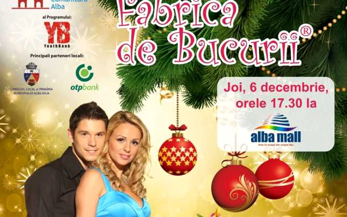 Fabrica de Bucurii la Alba Mall. Foto Fundaţia Comunitară