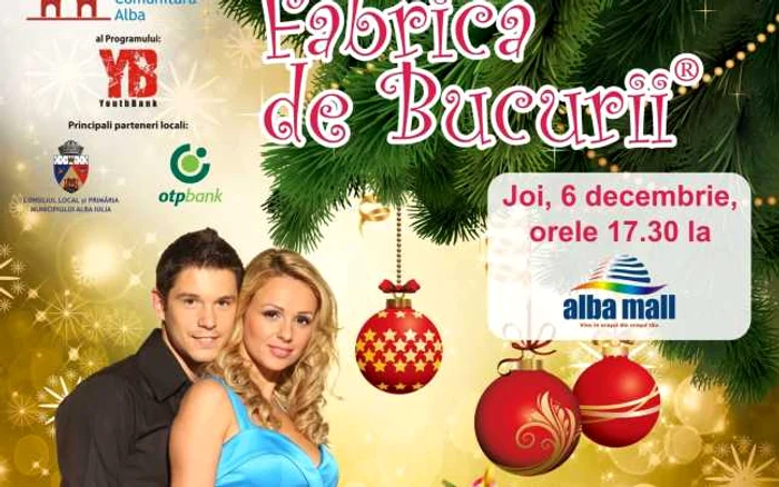 Fabrica de Bucurii la Alba Mall. Foto Fundaţia Comunitară