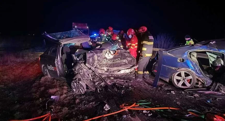 Accident grav în Brăila: o persoană a murit și alta a fost rănită. Traficul pe DN21, blocat