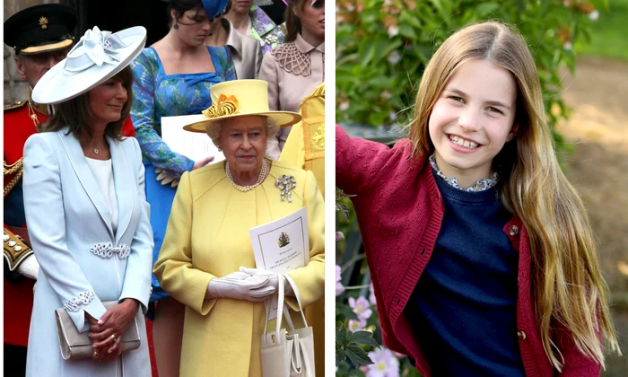 Charlotte și bunica Carole Middleton jpg