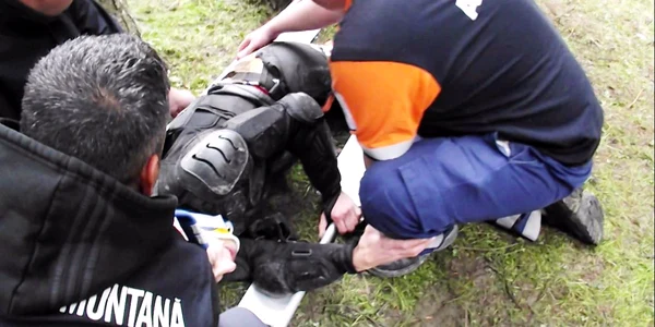 Motociclist rănit grav la Padina