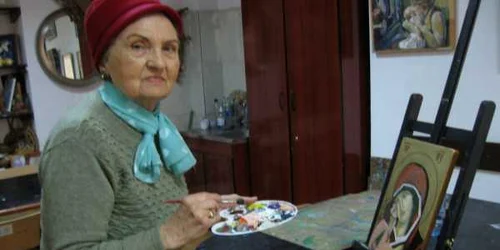 maria gheorghe pictorita la 88 de ani Galati 1