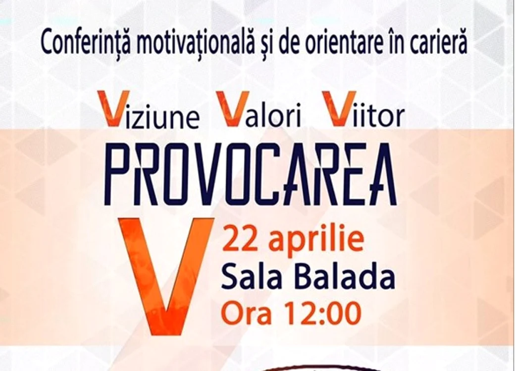 Conferinţa are loc în data de 22 aprilie