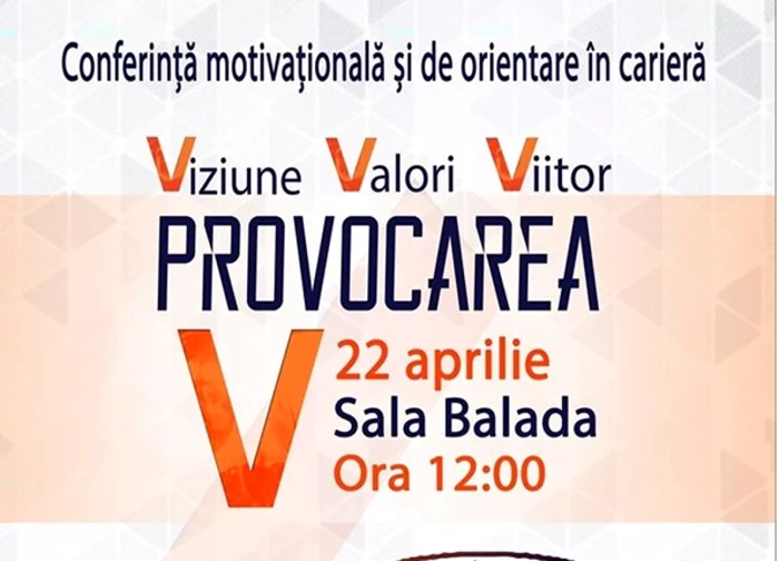 Conferinţa are loc în data de 22 aprilie