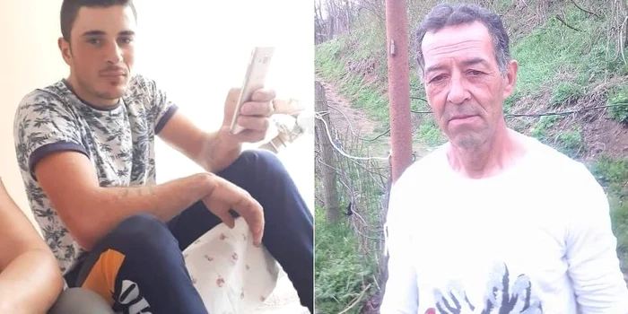 Criminalul (foto stânga) și tatăl său pe care l-a ucis în bătaieFoto: zdbc.ro