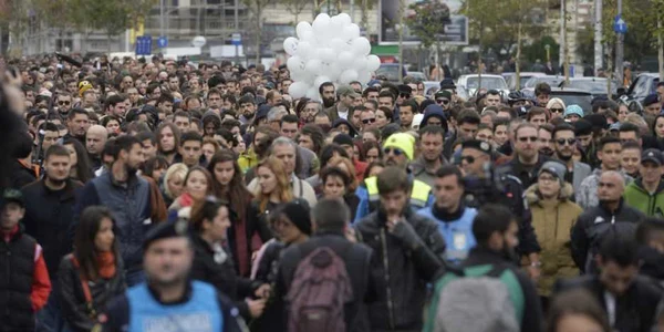 Un an de colectiv - marsul tacerii FOTO Mediafax 