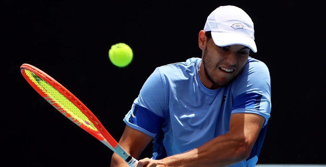 Pavel Kotov, act de furie la Australian Open. Foto EPA EFE