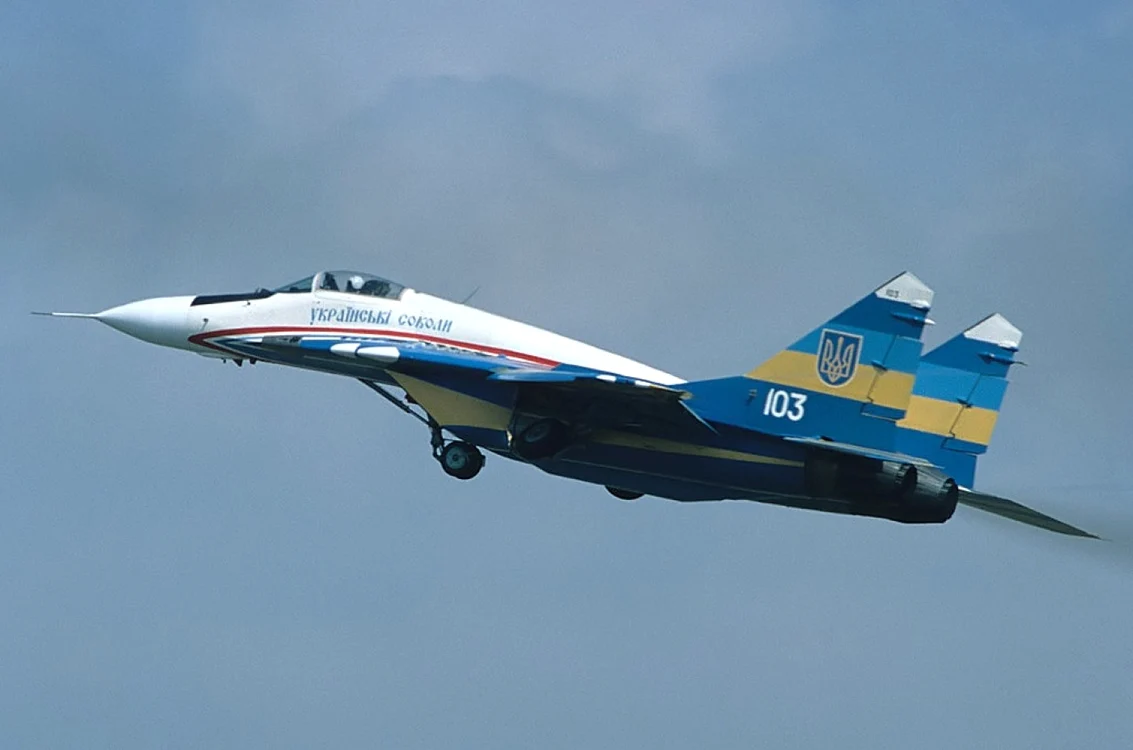 MiG 29 al Aviaţiei ucrainene Foto Wikimedia commons