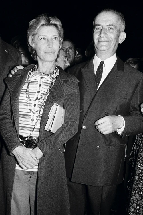 Louis de Funès & Jeanne de Maupassant