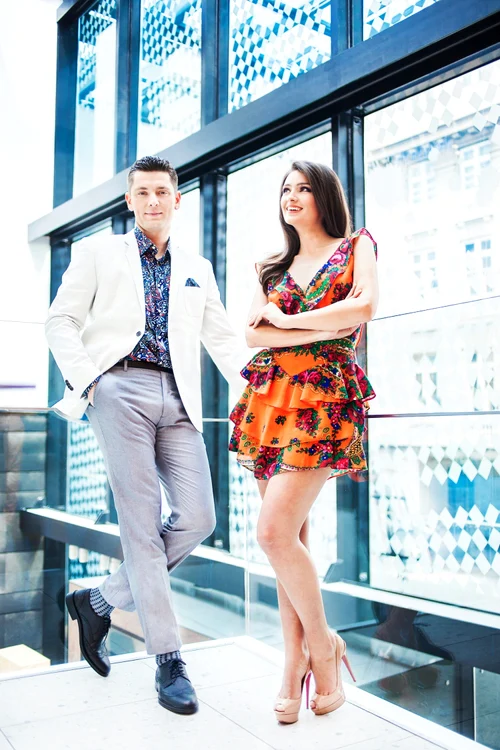 Olivia Păunescu şi Valentin Butnaru