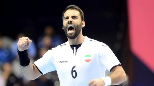 Sajjad Esteki a anunțat că renunță la tricoul naționalei. FOTO: Federația Iraniană de Handbal