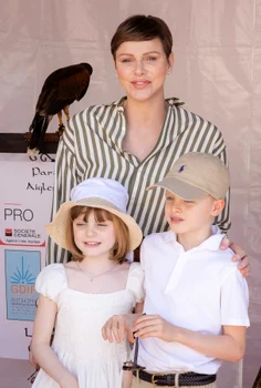 Charlene alături de gemenii ei, la evenimentul de sâmbăta trecută