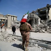 O imagine a distrugerilor din Piața Enqelab, Iran FOTO Profimedia