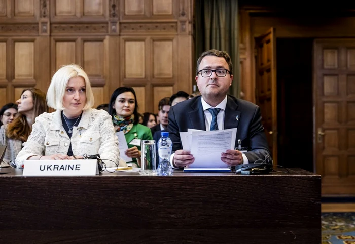 Anton Korinevici în fața Curții Internaționale de Justiție FOTO EPA-EFE