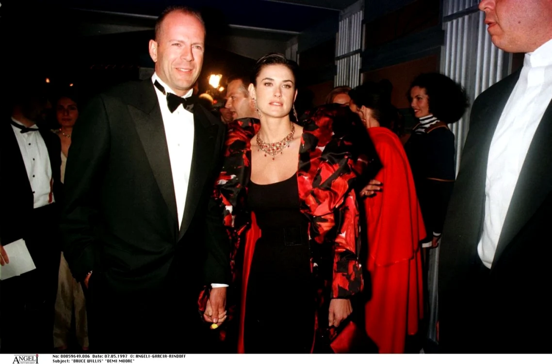 Demi Moore şi Bruce Willis au format unul dintre cele mai frumoase cupluri de la Hollywood (Foto: Profimedia).