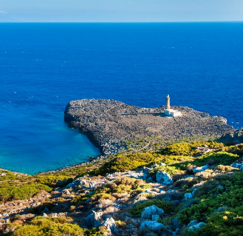 Insula Antikythera pe care Guvernul elen dorește să o populeze. Sursa foto: Getty Images