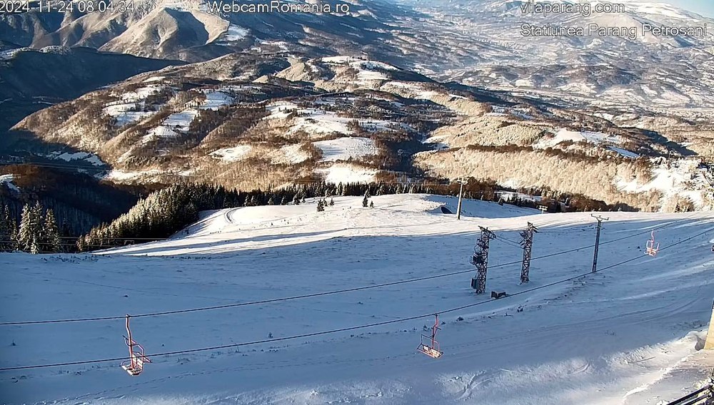 Domeniul schiabil din Sinaia, închis în ziua de Crăciun din cauza viscolului
