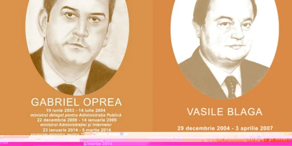 Vasile Blaga si Gabriel Oprea FOTO MAI