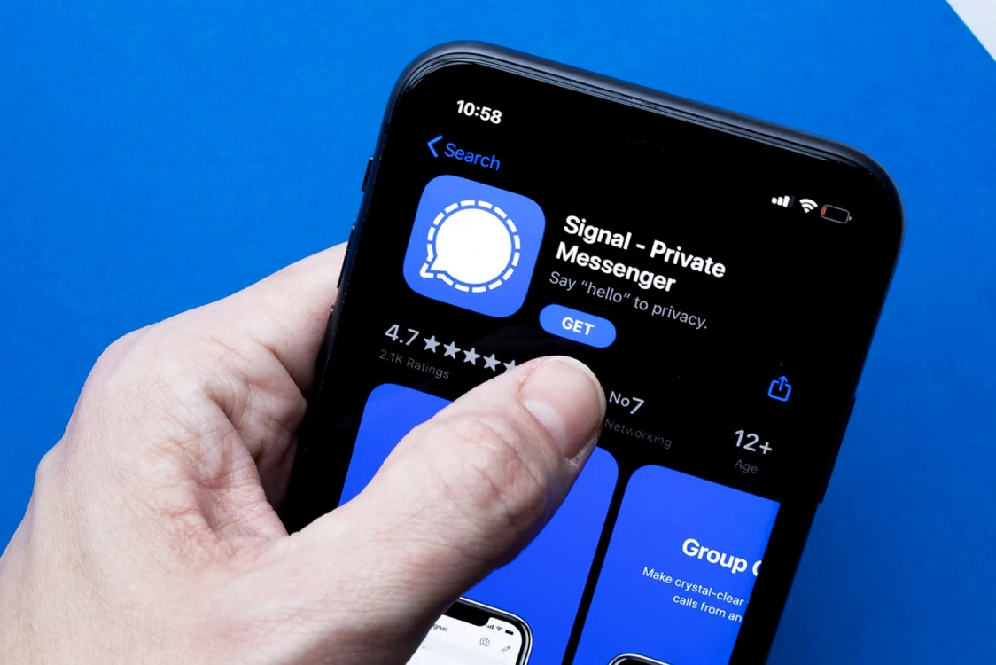 Aplicaţie Signal. FOTO Shutterstock