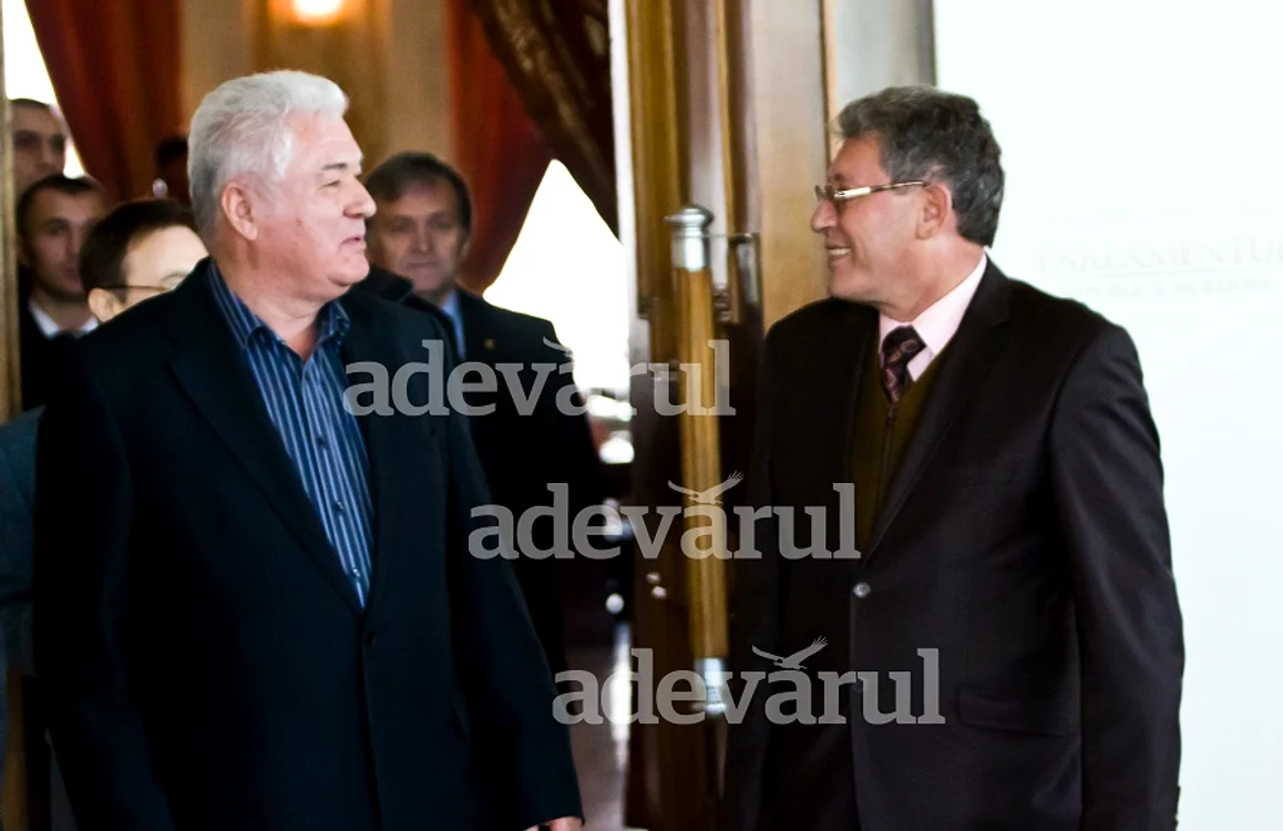 Vechii oponenți Vladimir Voronin și Mihai Ghimpu