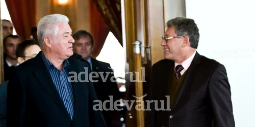 Vechii oponenți Vladimir Voronin și Mihai Ghimpu