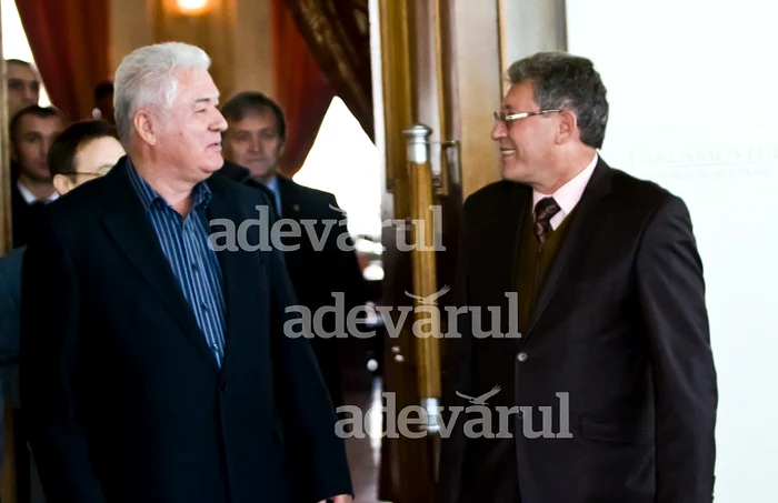 Vechii oponenți Vladimir Voronin și Mihai Ghimpu
