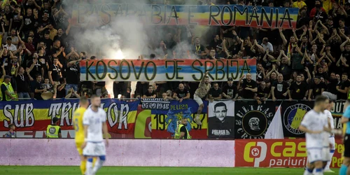 Incidente la meciul de fotbal dintre Romania si Kosovo din preliminariile campionatului European 2024 FOTO Inquam Photos George Calin (4) jpg