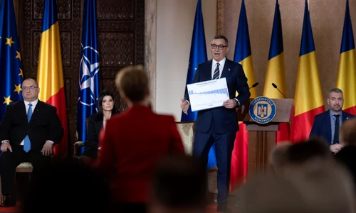 Victor Ponta participa la dezbaterea electorala  FOTO Mediafax 