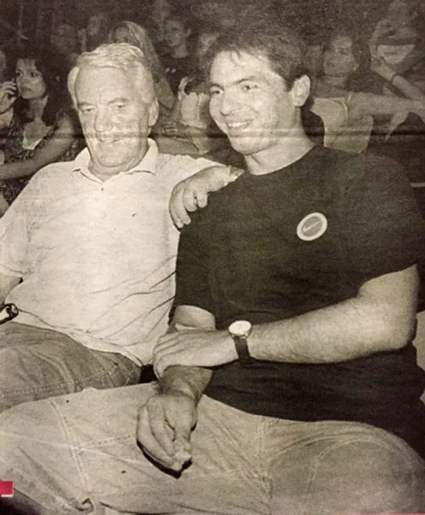 Dan Negru, alături de celebrul realizator de televiziune, Titus Munteanu