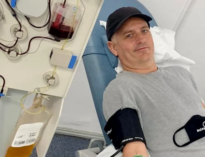 Virgil Ianțu a donat plasmă după ce s-a vindecat de Covid-19foto: arhiva personală/Facebook