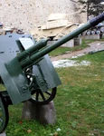 Tun Škoda fabricat în perioada interbelică, expus la Muzeul Militar din Belgrad (© Wikimedia Commons)