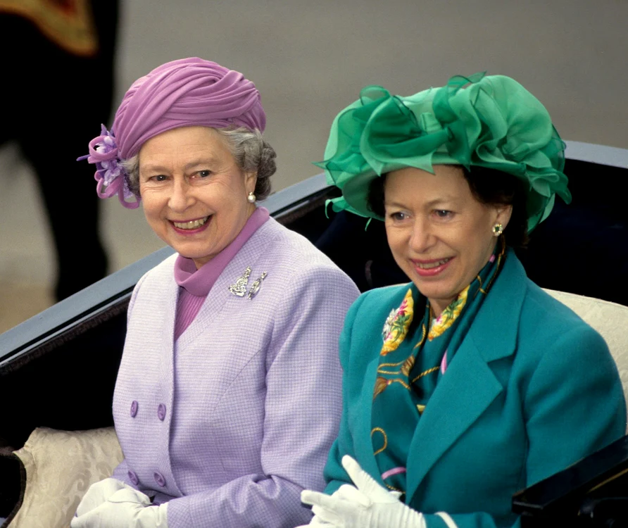 Prințesa Margaret și regina jpg